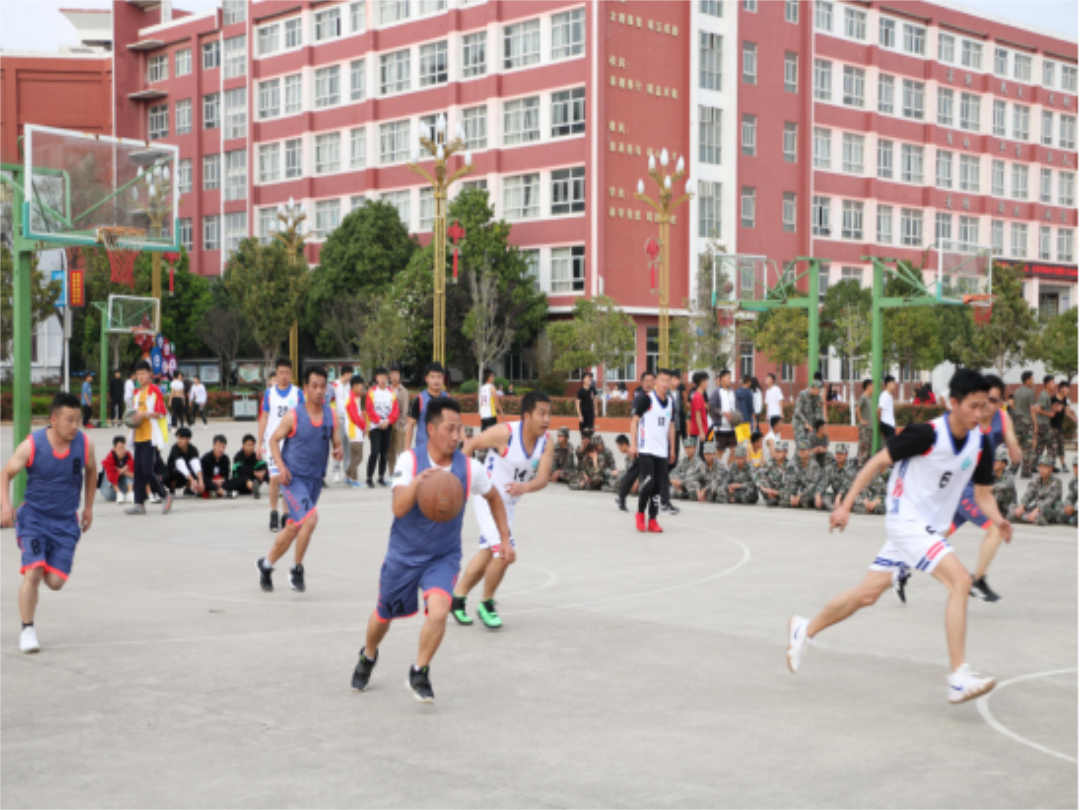 靖宁职校丨曲靖技师学院篮球友谊交流赛